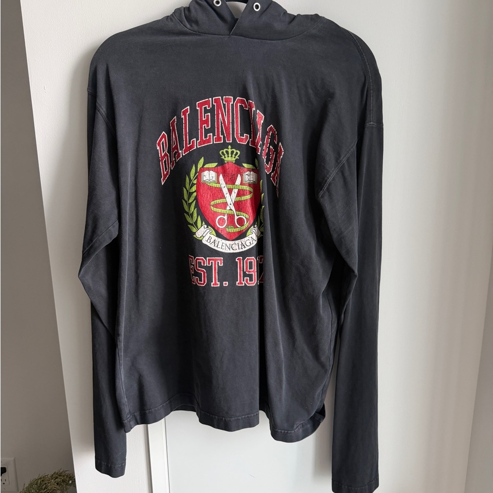 Balenciaga long sleeve hoodie